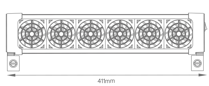 D-D Ocean Breeze 6-fach Lüfter