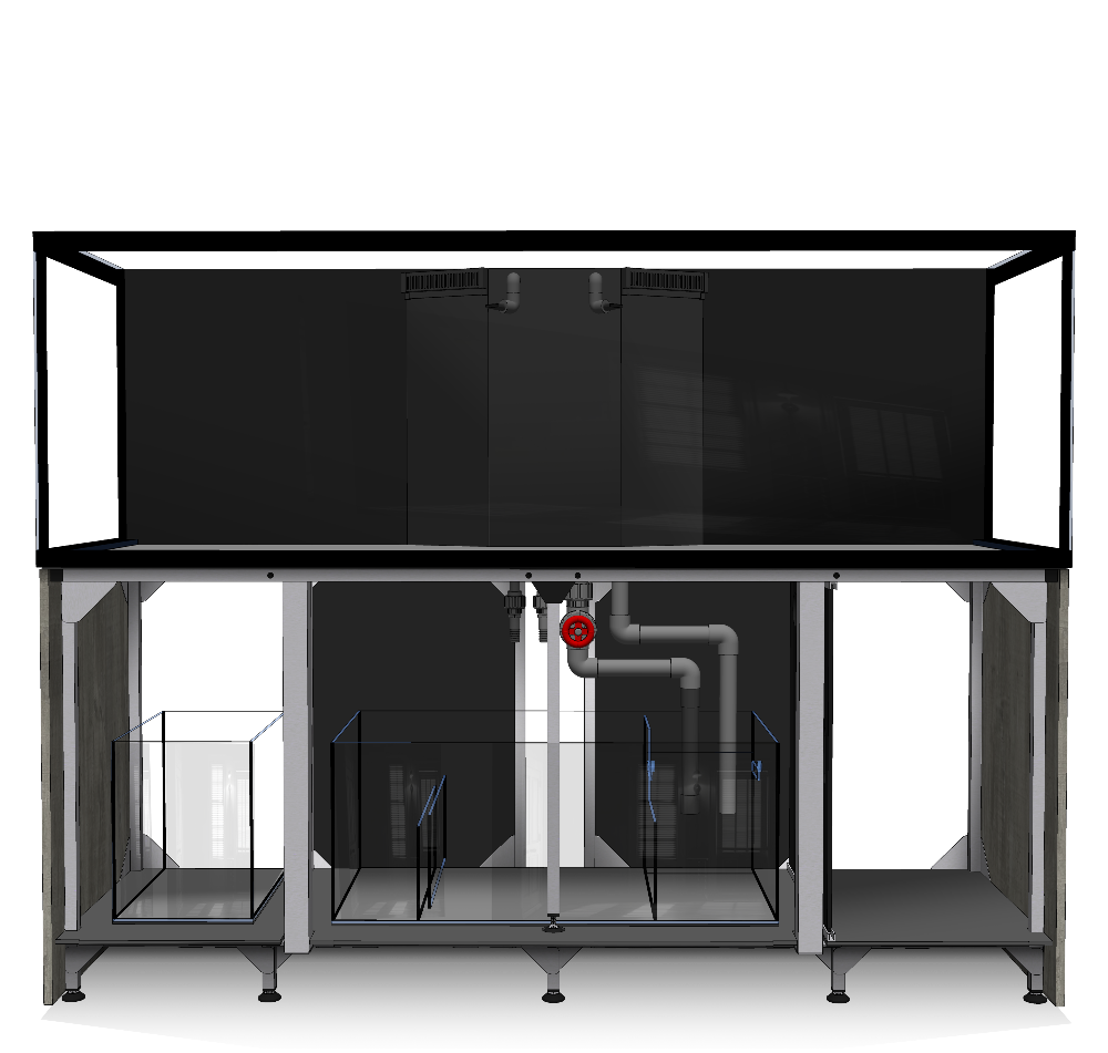 D-D Aqua-Pro Reef 2100- Metal Frame Driftwood Concrete