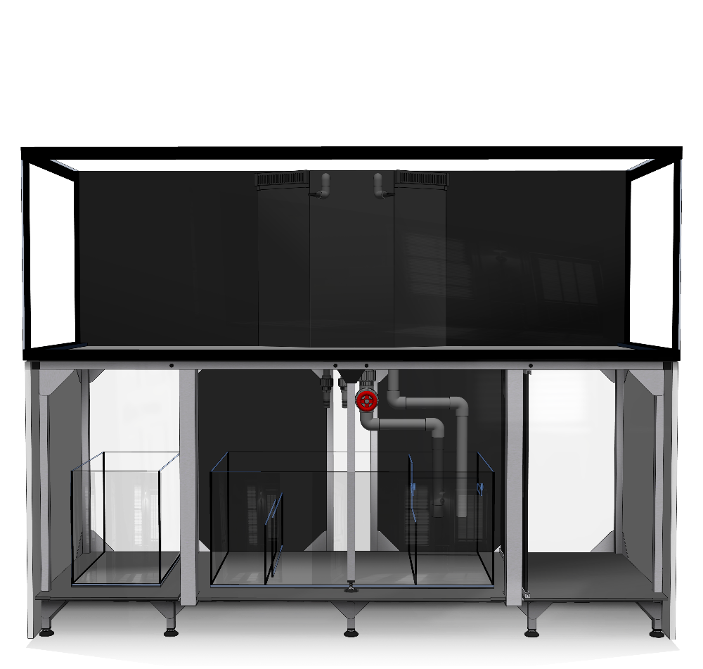 D-D Aqua-Pro Reef 2100- Metal Frame White Gloss