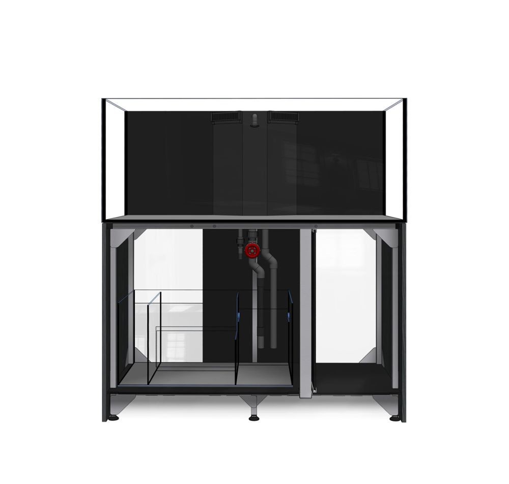 D-D Aqua-Pro Reef 1350- Metal Frame Black Satin