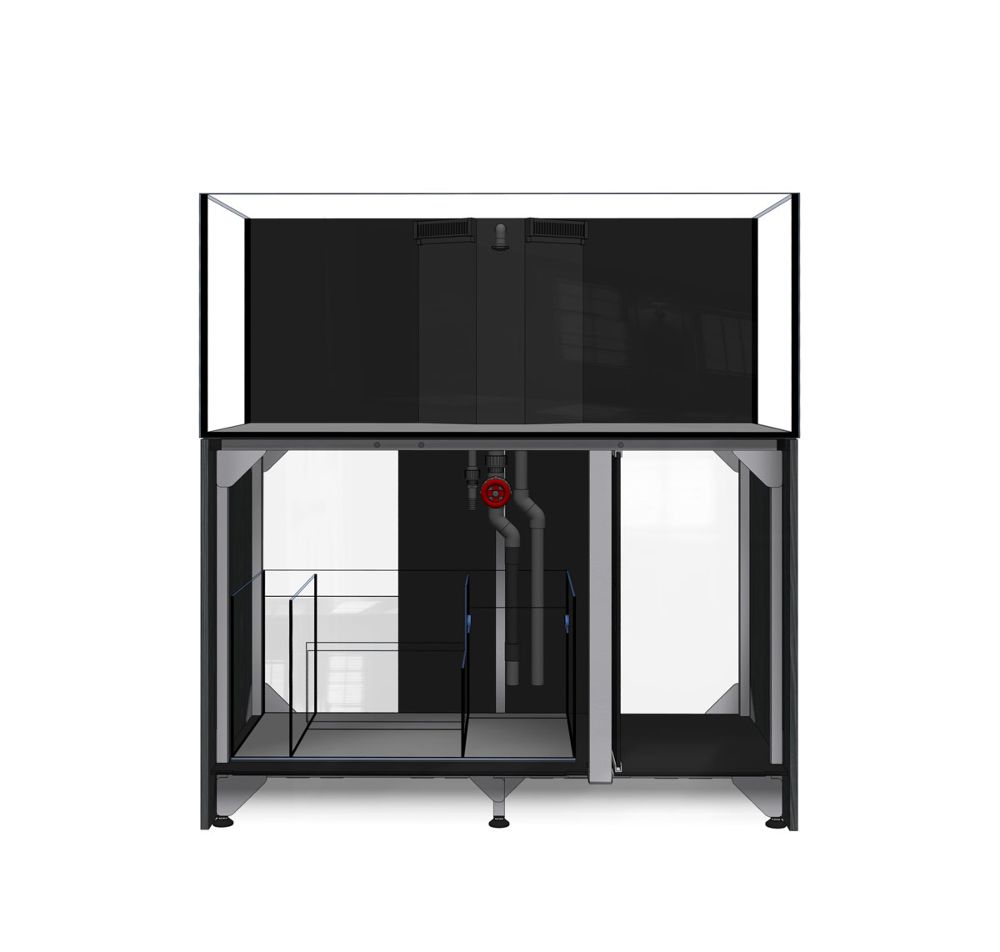 D-D Aqua-Pro Reef 1350- Metal Frame Anthracite Gloss